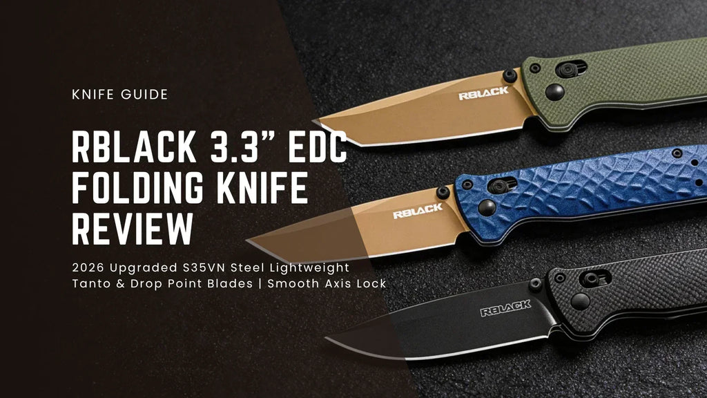 RBLACK 3.3" EDC Folding Knife Review: Premium S35VN Performance