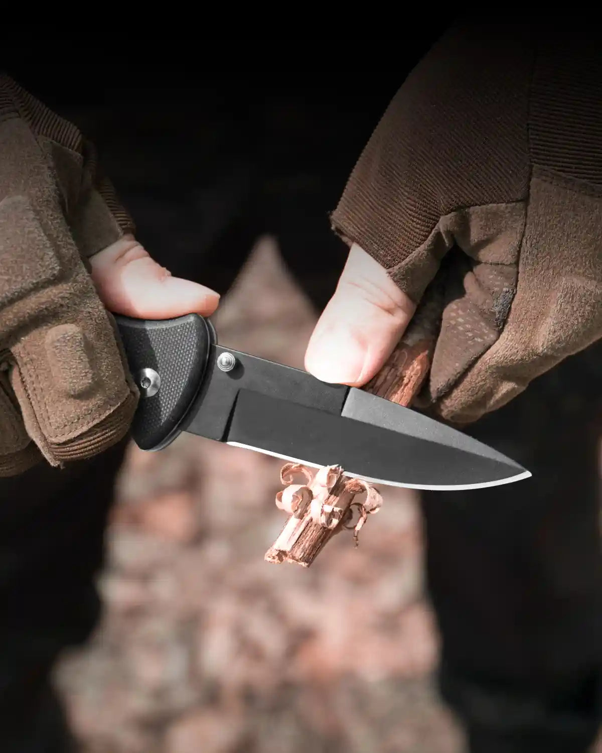 4.8 inch 8Cr13MoV Steel Drop Point Blade with G10 Handle
