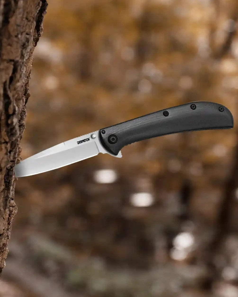 4.3" Black G10 handle Folding Knife With Streamlined Design