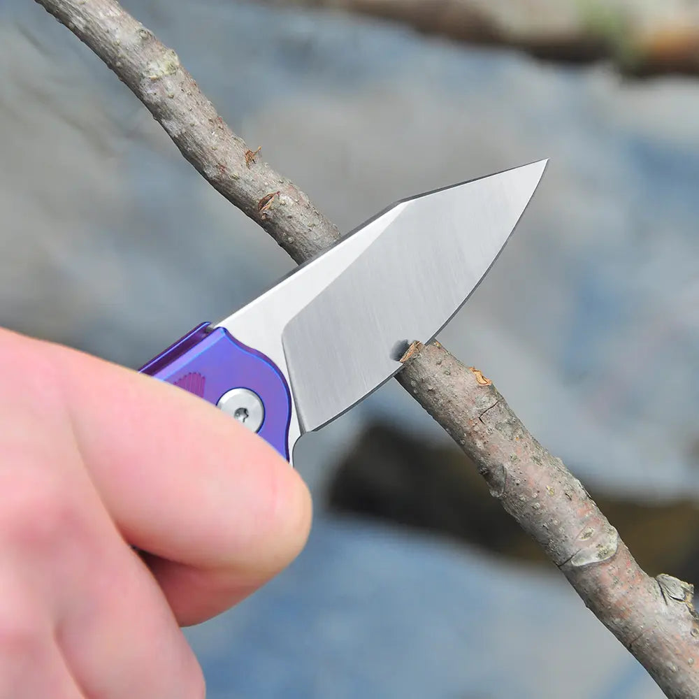 3" TC4 Titanium Handle And M390 Blade Folding Knife