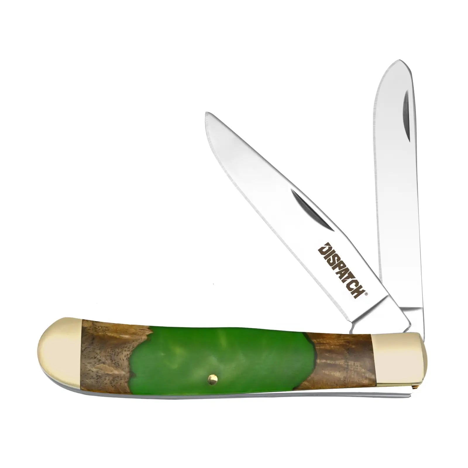 Stainless Steel Pocket Knife Double Blade For Outdoor Camping EDC Tool