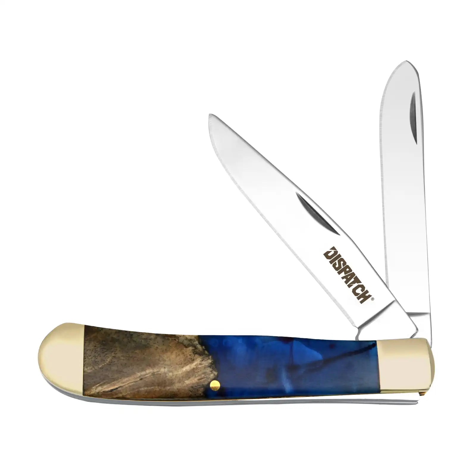 Stainless Steel Pocket Knife Double Blade For Outdoor Camping EDC Tool