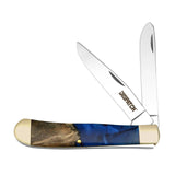 Stainless Steel Pocket Knife Double Blade For Outdoor Camping EDC Tool