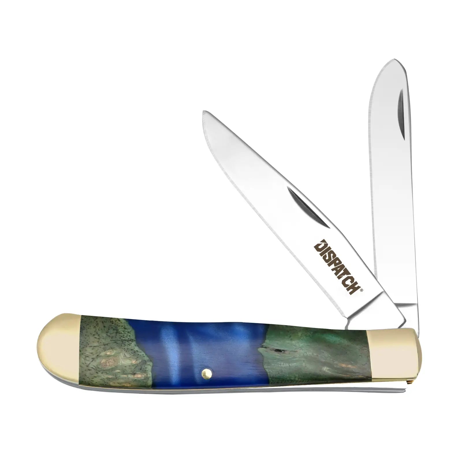 Stainless Steel Pocket Knife Double Blade For Outdoor Camping EDC Tool