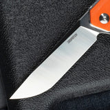 EDC Folding Knife with D2 Stainless Steel Blade, G10 Handle and Pocket Clip