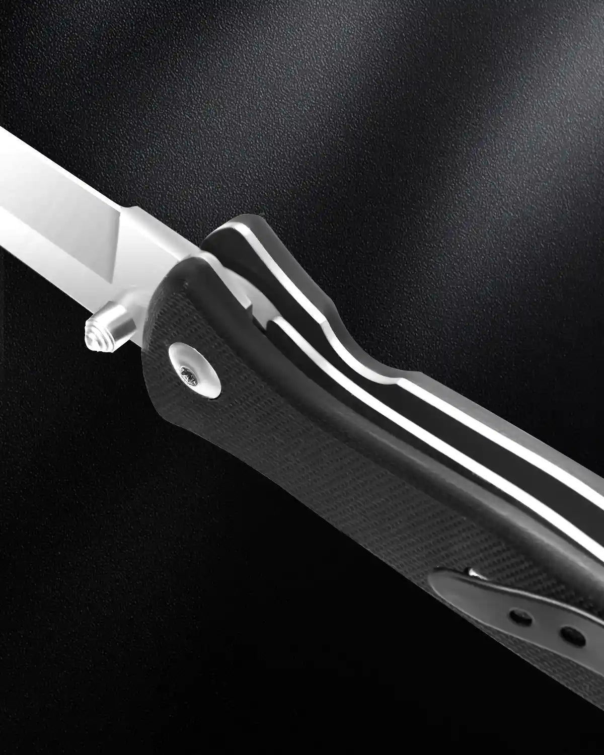 4 inch 8Cr13MoV Steel Drop Point Blade with G10 Handle