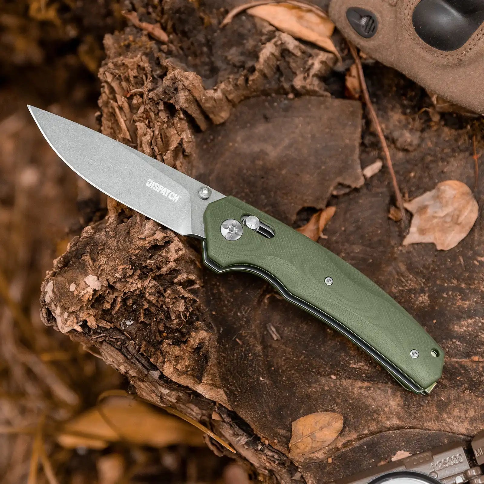 Axis Lock Folding Pocket Knife with G10 handle and 8Cr Blade