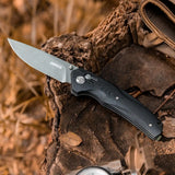 Axis Lock Folding Pocket Knife with G10 handle and 8Cr Blade