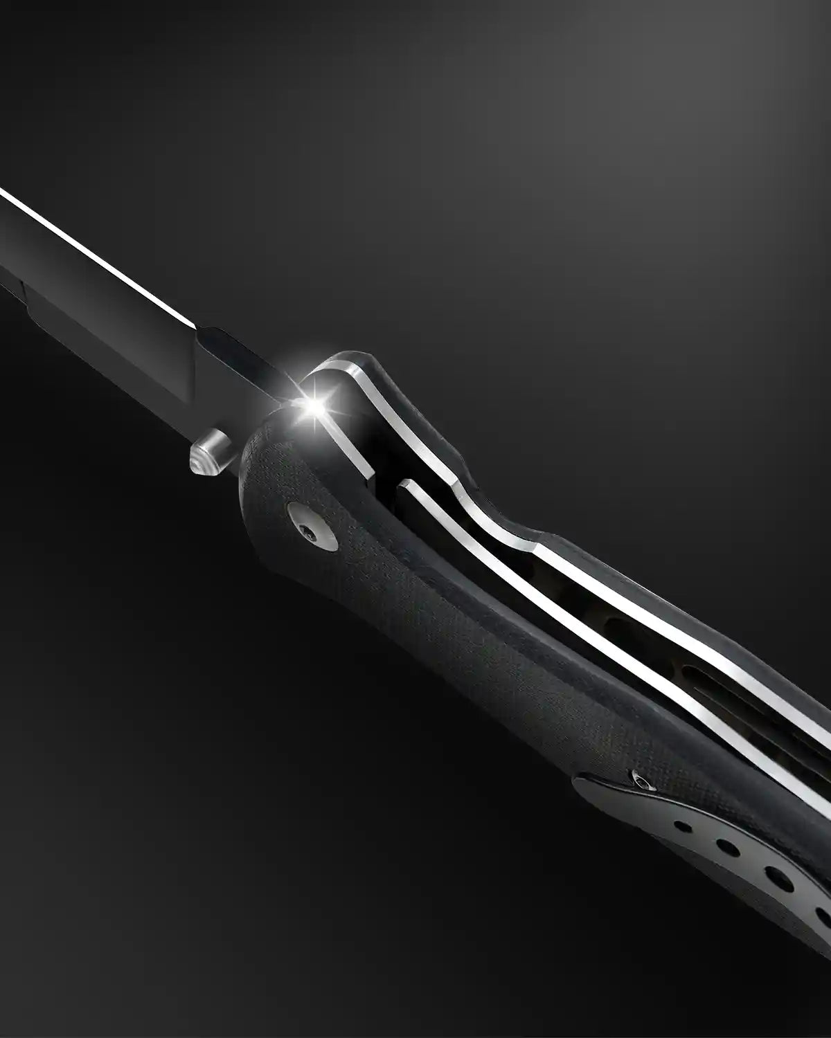 4.8 inch 8Cr13MoV Steel Drop Point Blade with G10 Handle