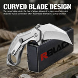 RBLACK Wharncliffe Blade Pocket Knife With Clip RK0202-SL