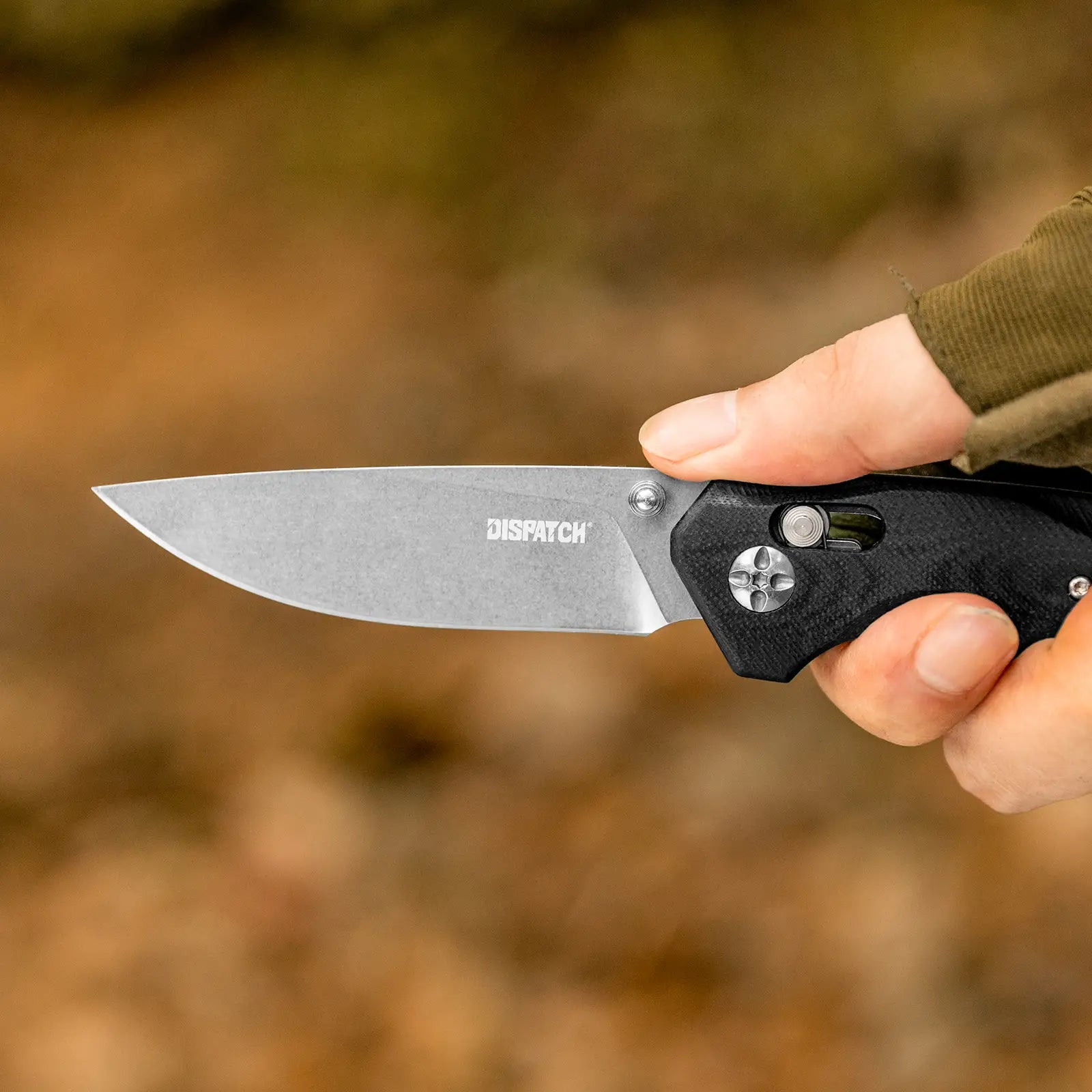 Axis Lock Folding Pocket Knife with G10 handle and 8Cr Blade