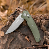 Axis Lock Folding Pocket Knife with G10 handle and 8Cr Blade
