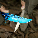 Dispatch Pocket Knife for Men Women with Clip, Folding Knife with Dragon Pattern Handle