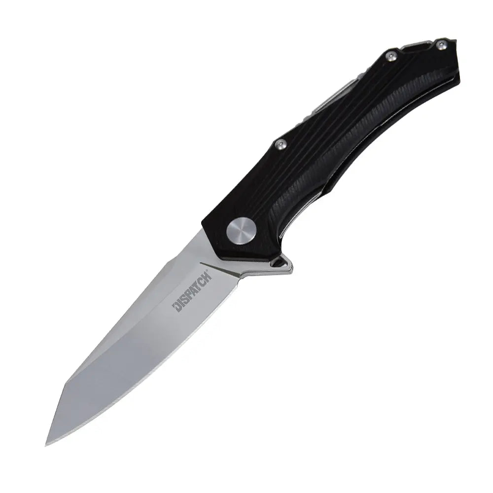 5" D2 Blade And Titanium Handle Folding Knife With Nylon Sheath