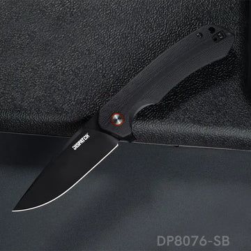 Folding Pocket Knife with D2 Steel, G10 Handle & Ball Bearing Flipper