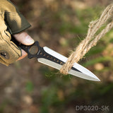 3-Piece 8" Throwing Knife Set with Nylon Sheath