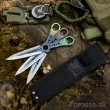 3-Piece 8" Throwing Knife Set with Nylon Sheath