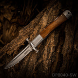 5" Closed EDC Folding Pocket Knife with Back Lock and Hand Guard
