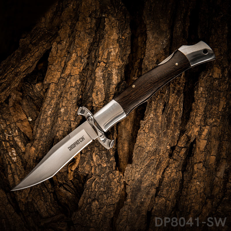 5" Closed EDC Folding Pocket Knife with Back Lock and Hand Guard