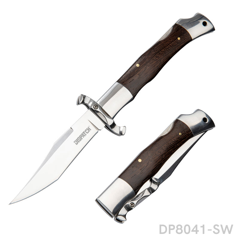 5" Closed EDC Folding Pocket Knife with Back Lock and Hand Guard