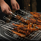 6PCS Kabobs Barbecue Skewers Set with Storage Bag for Grilling