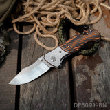 8Cr Blade Folding Rescue Knife Liner Lock with G10 Handle