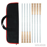 8PCS BBQ Skewers Set for Grilling with Storage Bag & Wooden Handle