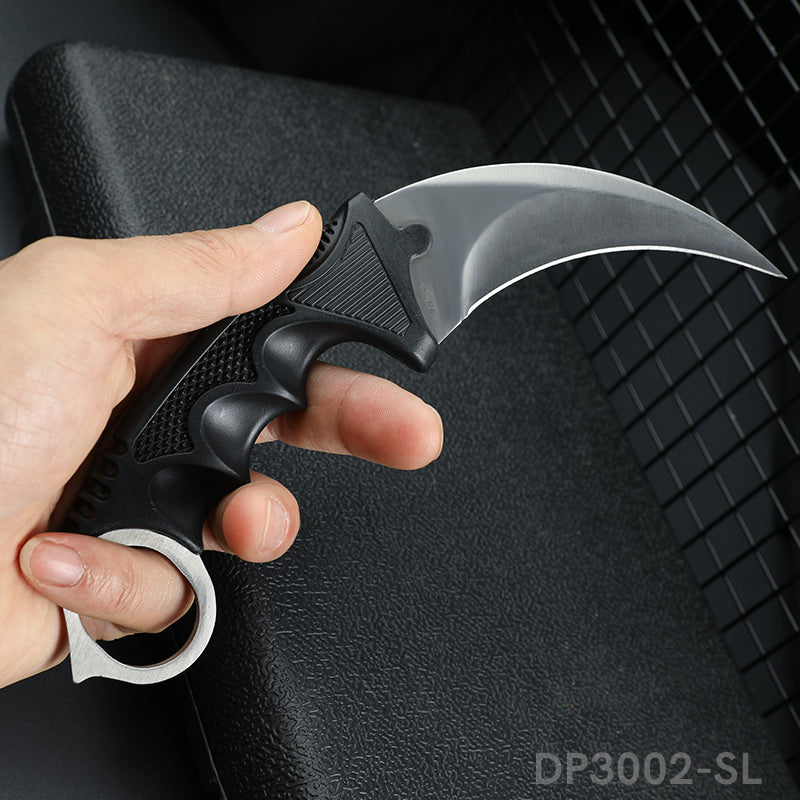 Fixed Blade Claw Knife CSGO with Sheath and Cord For Outdoor Adventures
