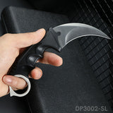 Fixed Blade Claw Knife CSGO with Sheath and Cord For Outdoor Adventures