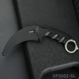 Fixed Blade Claw Knife CSGO with Sheath and Cord For Outdoor Adventures