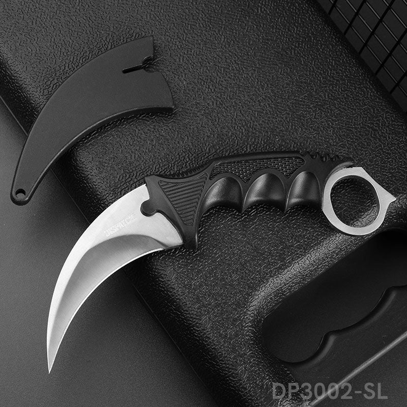 Fixed Blade Claw Knife CSGO with Sheath and Cord For Outdoor Adventures