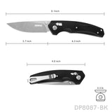 Axis Lock Folding Pocket Knife with G10 handle and 8Cr Blade