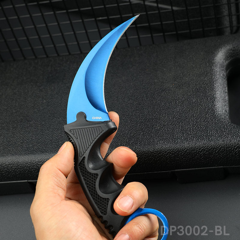 Fixed Blade Claw Knife CSGO with Sheath and Cord For Outdoor Adventures