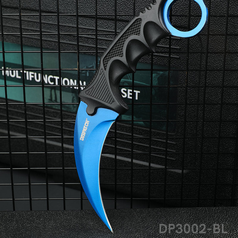 Fixed Blade Claw Knife CSGO with Sheath and Cord For Outdoor Adventures