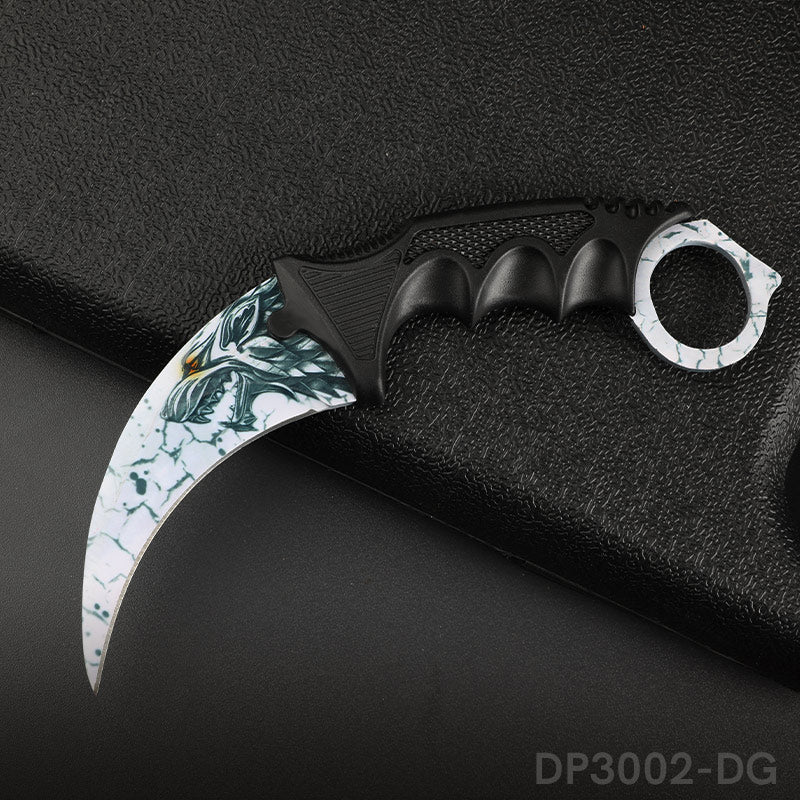 Affordable Cool Claw Blade Neck Knife CSGO with Sheath and Cord