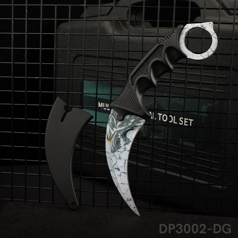 Affordable Cool Claw Blade Neck Knife CSGO with Sheath and Cord