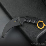 Fixed Blade Claw Knife CSGO with Sheath and Cord For Outdoor Adventures
