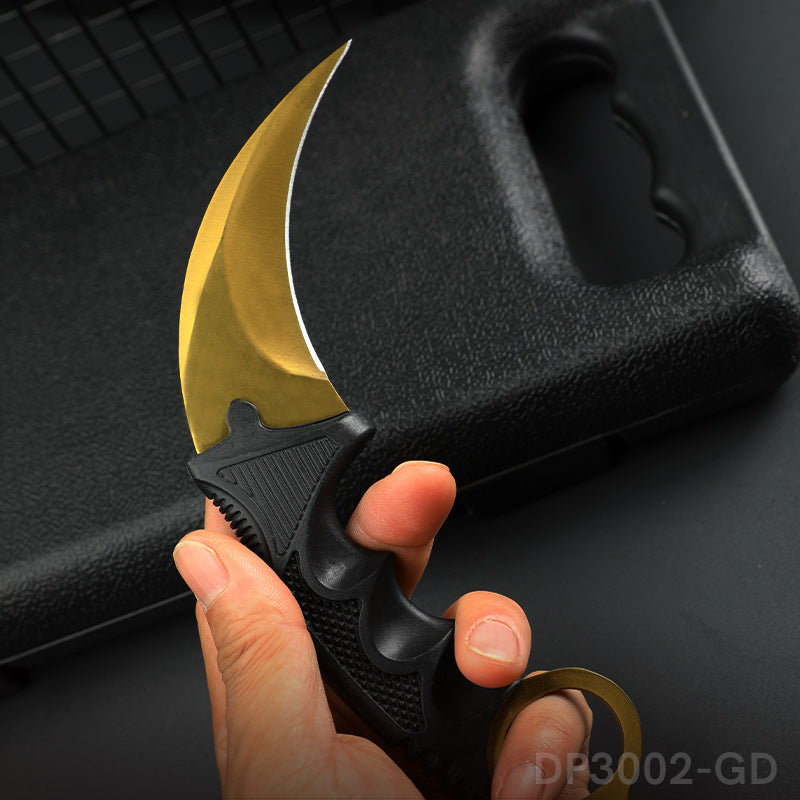 Fixed Blade Claw Knife CSGO with Sheath and Cord For Outdoor Adventures
