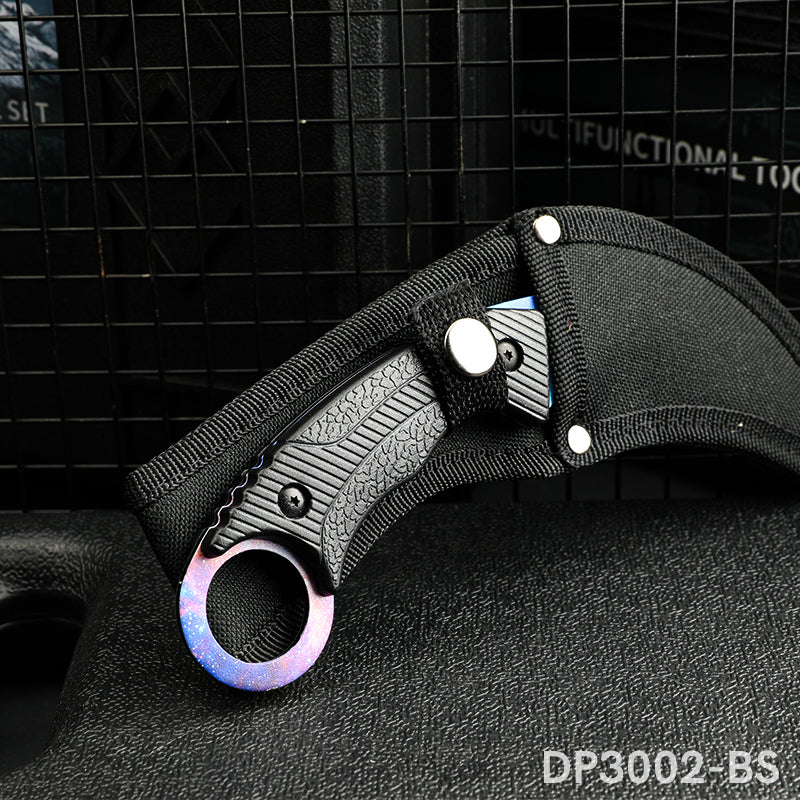 Karambit Knife Fixed Blade with 3D Print