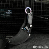 Karambit Knife Fixed Blade with 3D Print