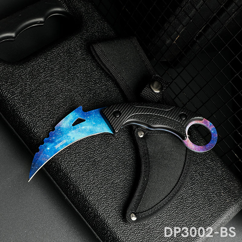 Karambit Knife Fixed Blade with 3D Print