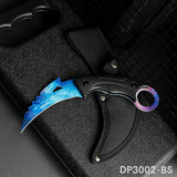 Karambit Knife Fixed Blade with 3D Print