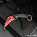 Karambit Knife Fixed Blade with 3D Print