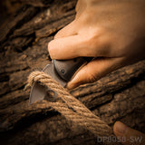 2.75" Closed Mini Folding Pocket Knife Red Wood Handle for Everyday Carry