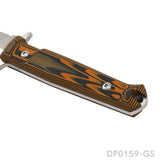 Tough Serrated Fixed Blade Knife with Waist Clip Kydex Sheath