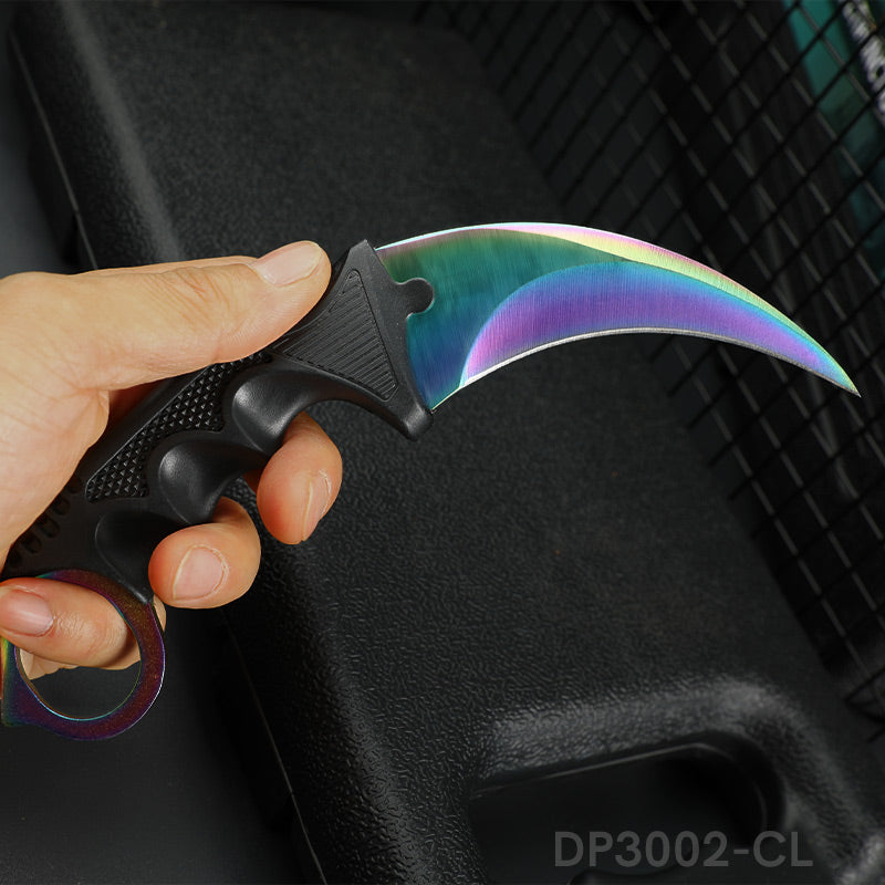 Fixed Blade Claw Knife CSGO with Sheath and Cord For Outdoor Adventures
