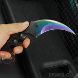 Fixed Blade Claw Knife CSGO with Sheath and Cord For Outdoor Adventures