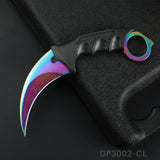 Fixed Blade Claw Knife CSGO with Sheath and Cord For Outdoor Adventures