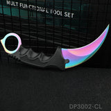 Fixed Blade Claw Knife CSGO with Sheath and Cord For Outdoor Adventures