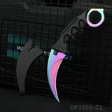 Fixed Blade Claw Knife CSGO with Sheath and Cord For Outdoor Adventures